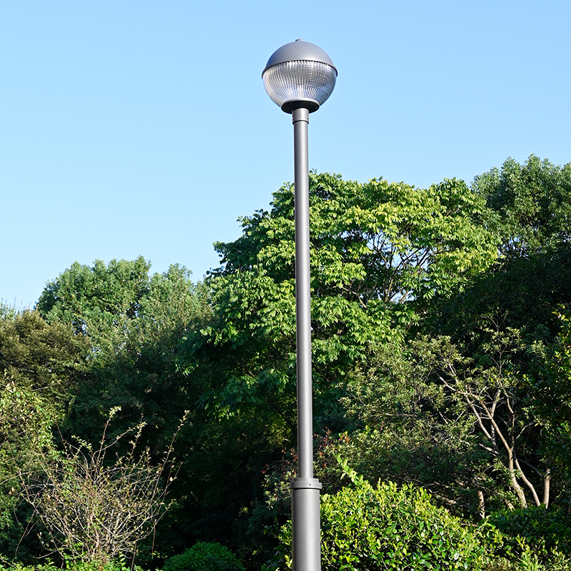 YMLED-6141 Kina producent Kugleformet urban LED-havelampe Trykstøbt aluminiumshus