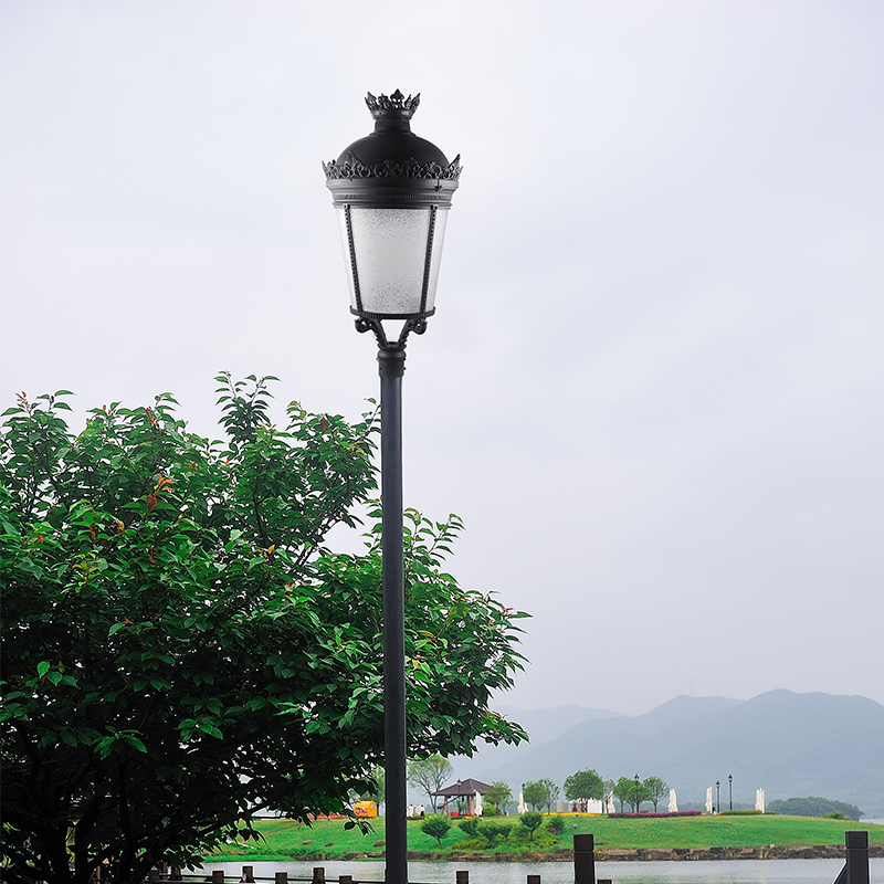 YMLED-6125 Classical Europe Aluminium LED-stolpelys